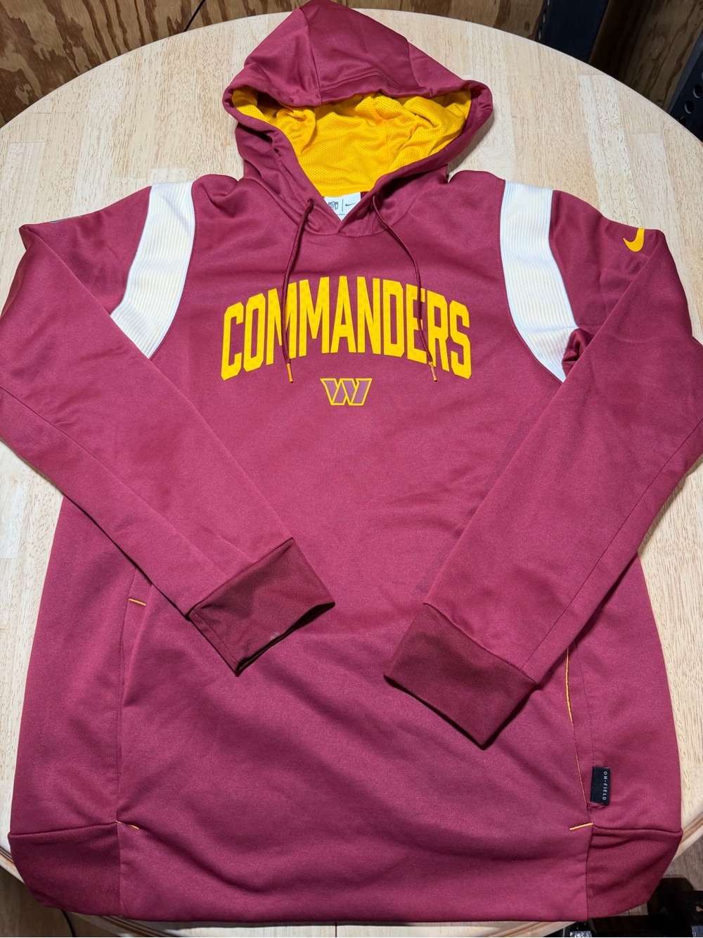 Washington Commanders Football Nike NFL Maroon Therma-Fit Hoodie Size Medium